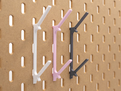 x2 Thread Holder for IKEA Skadis Accessory, holds reels, spools...