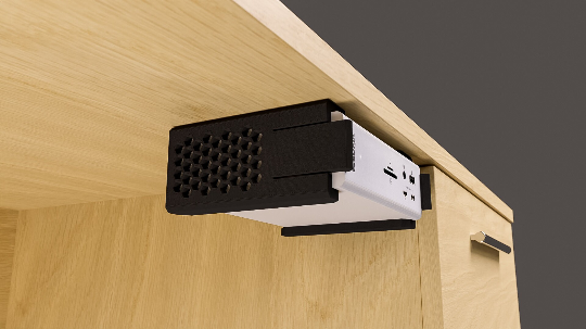 Under Desk Mount for Caldigit TS4 Thunderbolt Station 4
