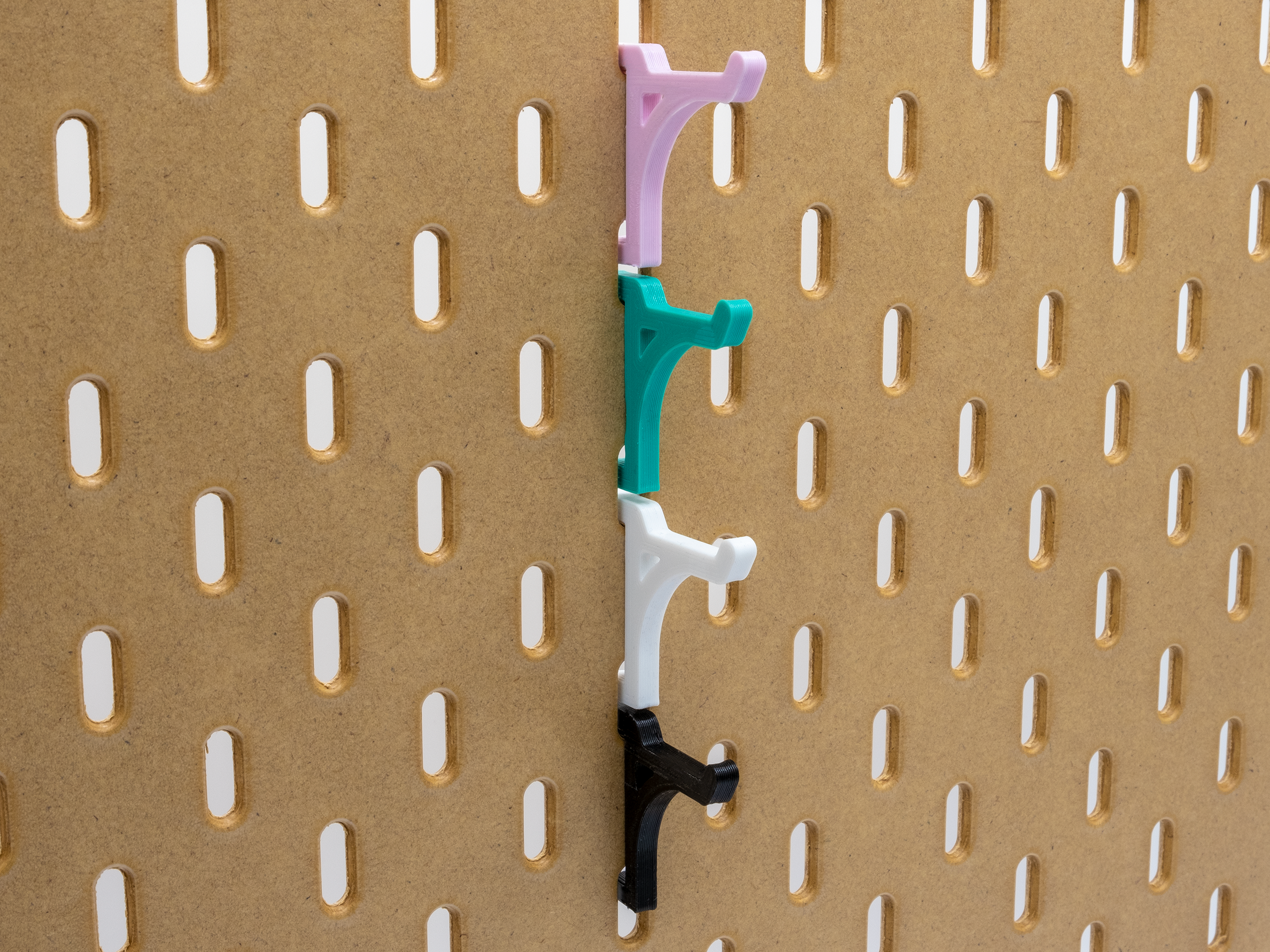 Gancho pequeño para SKADIS | Accesorio para Pegboard IKEA