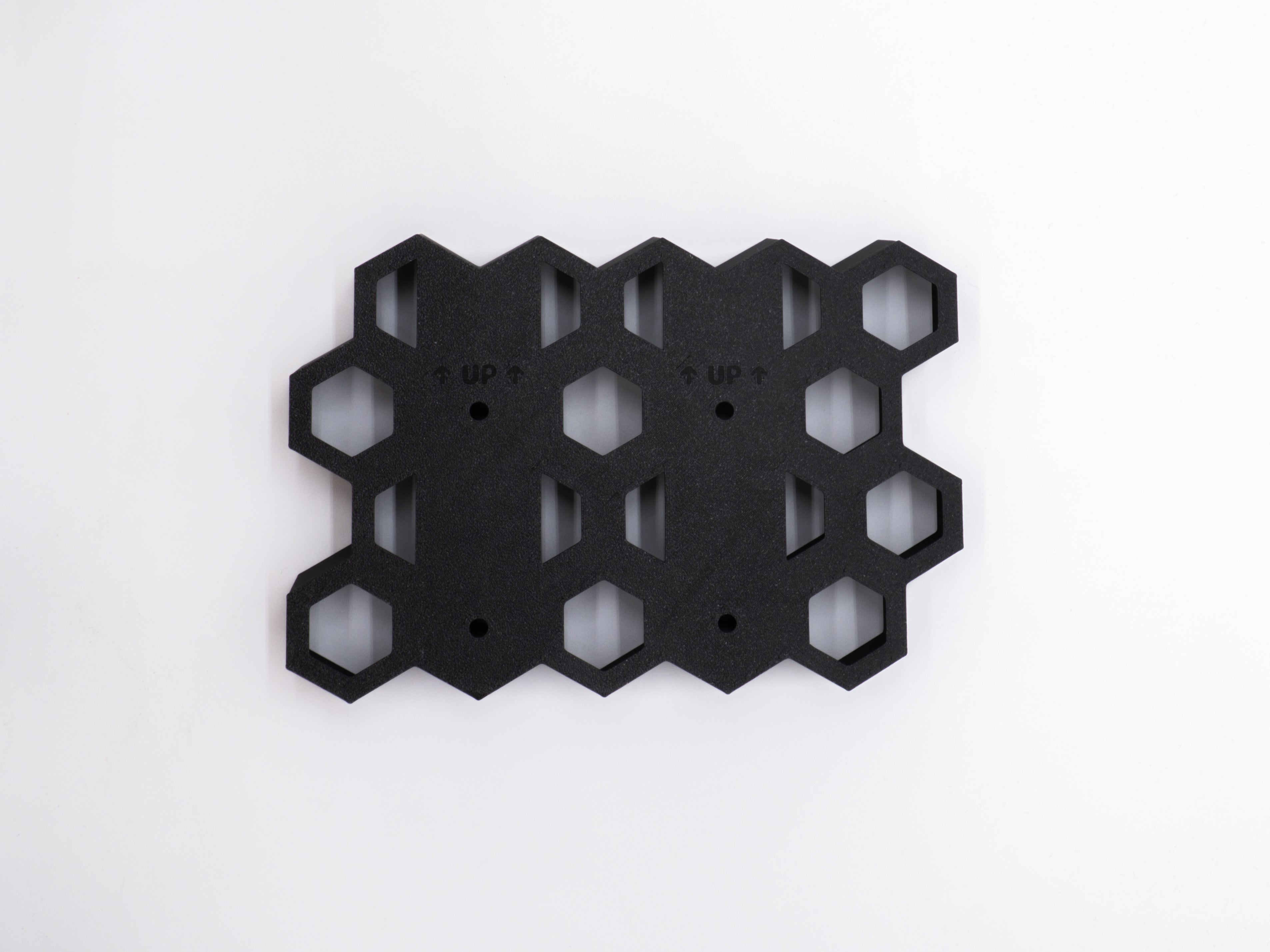 Porte-bouteille de peinture acrylique Hex Wall ProAcryl | Monument Hobbies 22 ml ProAcryl | Rangement pour peintures acryliques | Autocollant
