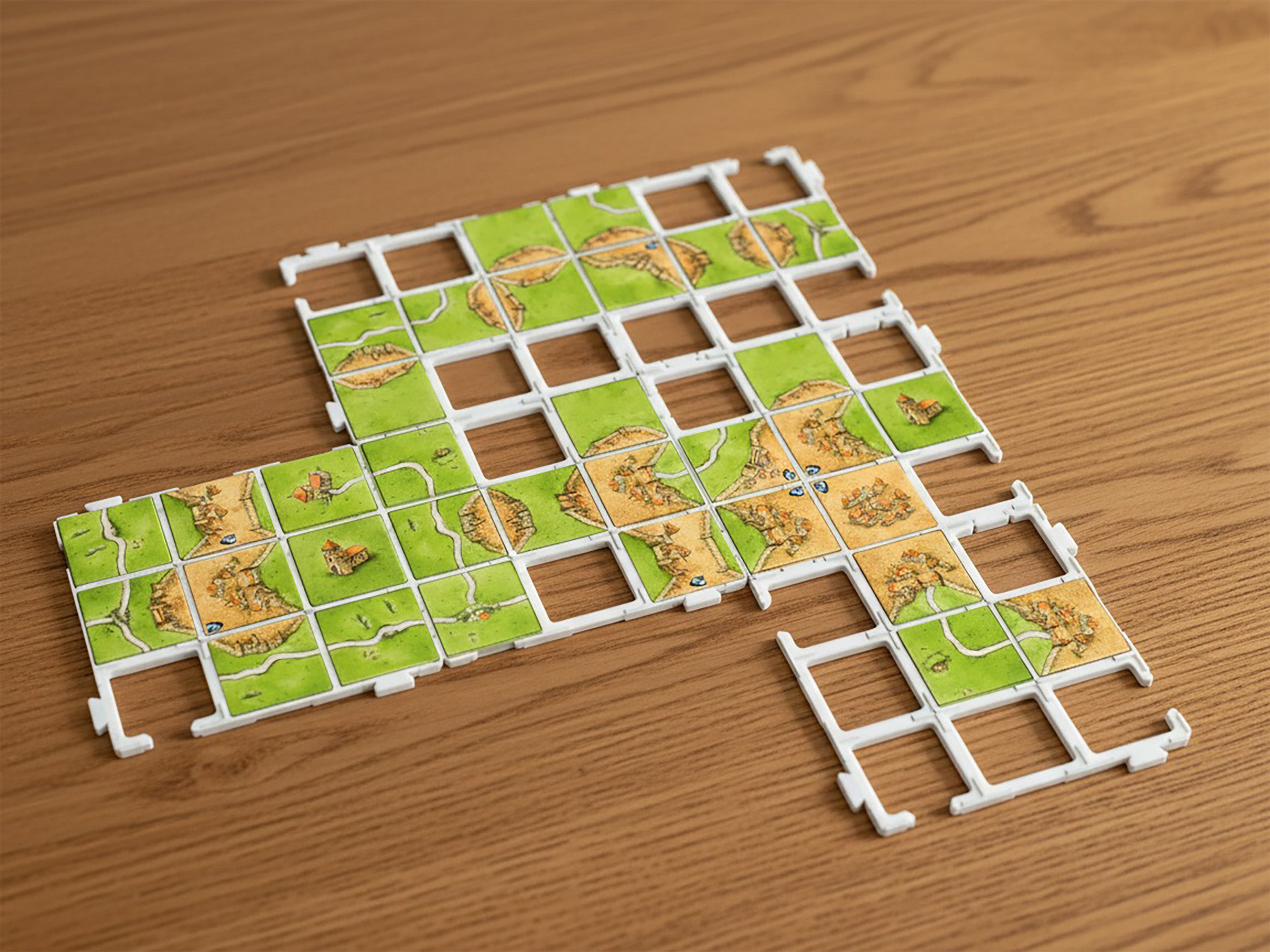 Carcassonne-Gitter-Kachelhalter | 3x3-Gitter-Brettspiel-Aufbewahrungszubehör