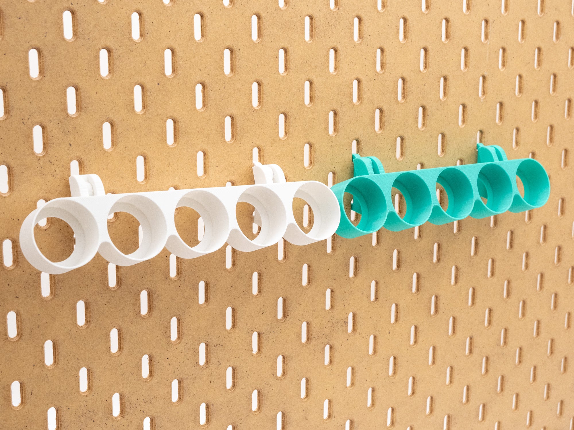 IKEA SKADIS Paint Holder for Tamiya 10ml | Acrylic Paint Organizer for Tamiya Color 10ml | Pegboard Mount Display Rack