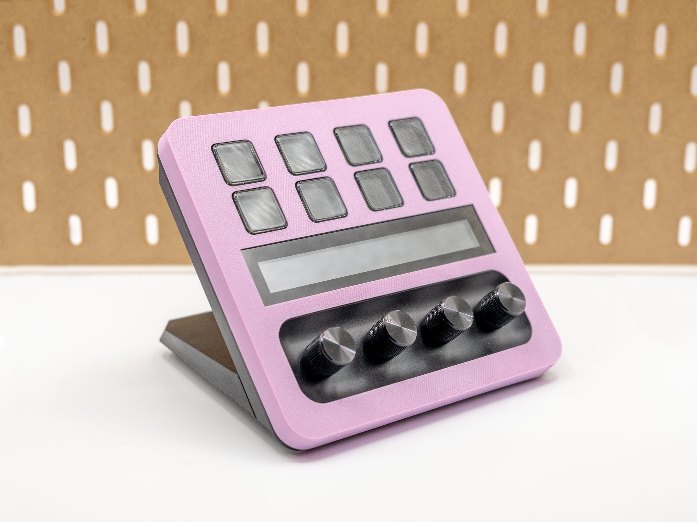 Cubierta de Stream Deck Plus + | Cambia el color a blanco, rosa o incluso gris o negro, y elimina el logotipo de la placa frontal