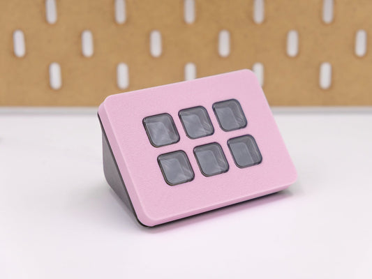 Stream Deck Mini Cover | Change the color to White, Pink or even Gray or Black, and remove the logo from the faceplate