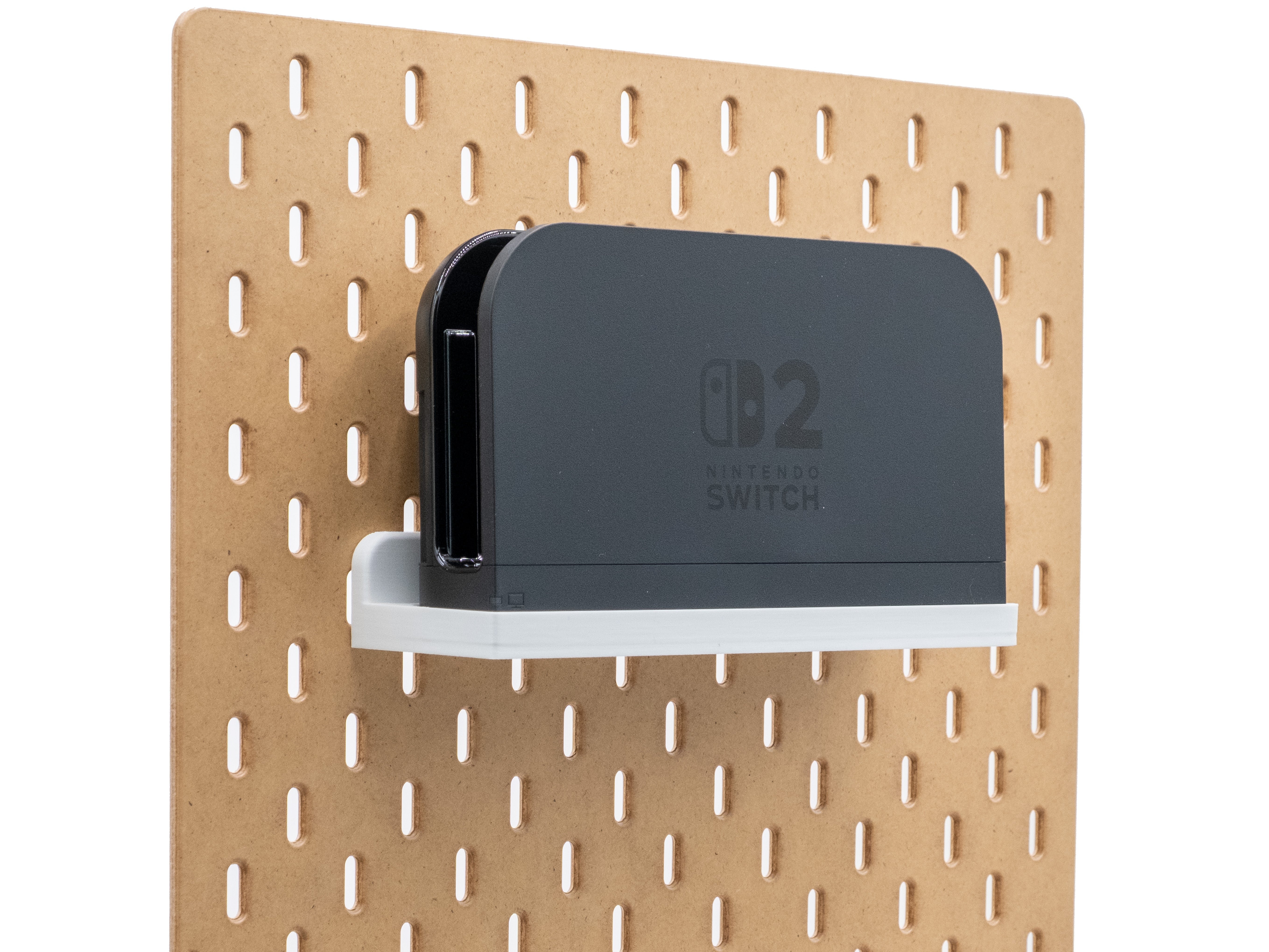 Nintendo Switch 2 Dock Holder for IKEA SKADIS