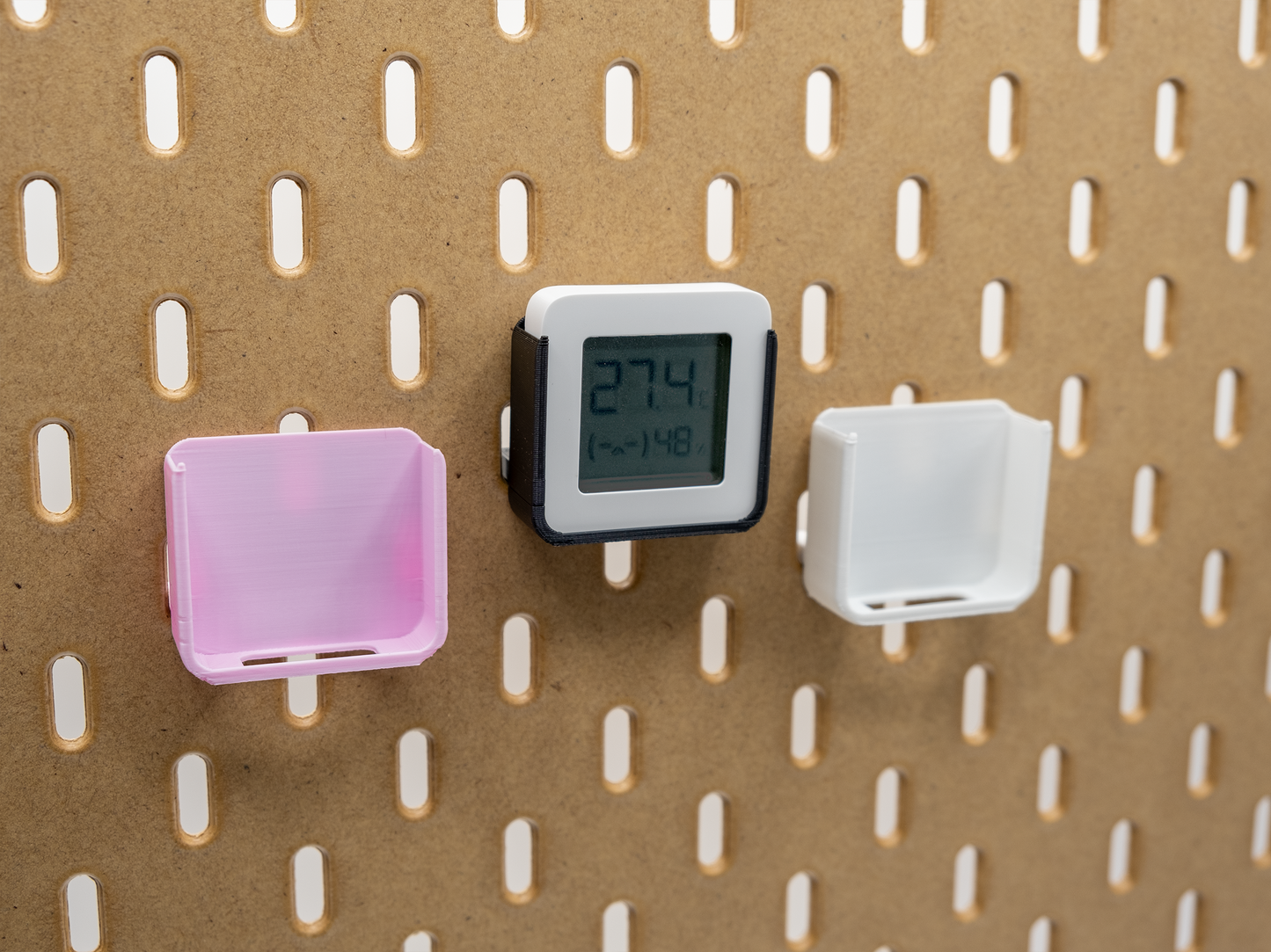 Xiaomi Mi Temperatur- und Feuchtigkeitsmonitor 2 Halterung für IKEA SKADIS