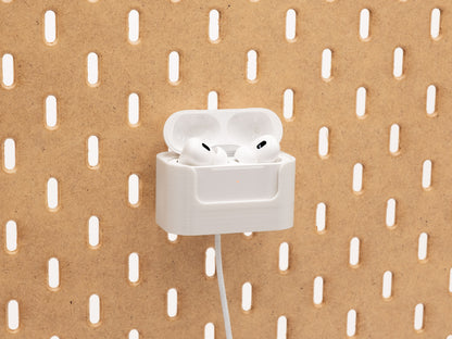 IKEA SKADIS Apple Airpods Pro Holder with Wireless Charging or cable slot