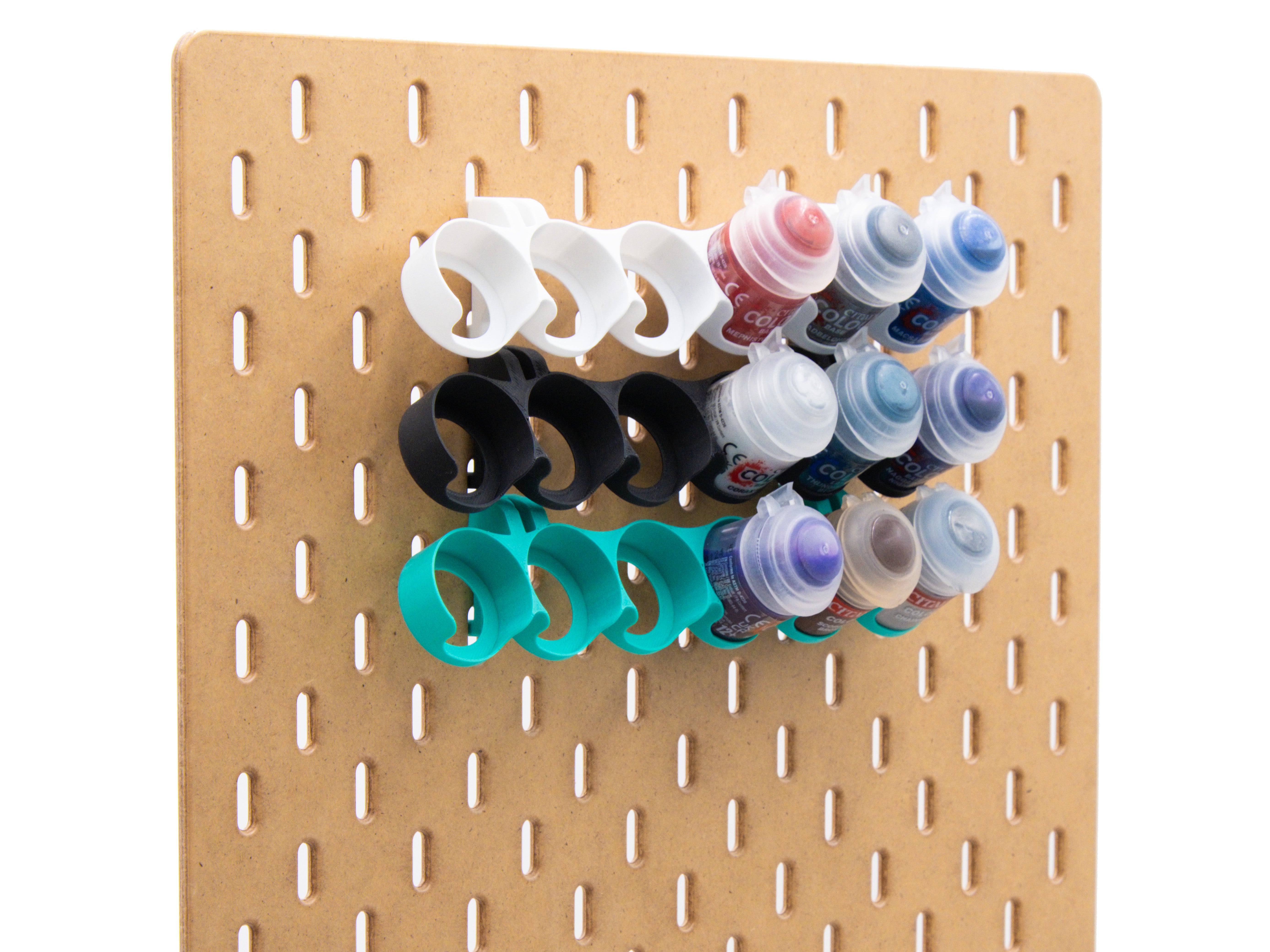 Support incliné pour pot de peinture IKEA SKADIS Citadel | Citadel Base, Layer, Shade, Dry, Contrast, Technical | Organisation pour les peintures acryliques Citadel