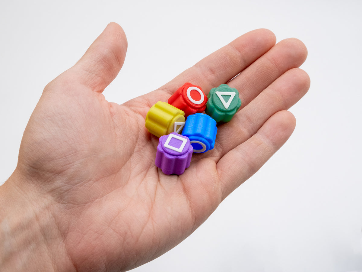 Jeu Coréen Gonggi – 5 Pierres Colorées Style Squid Game – Étui Portable – Jeu Traditionnel Pour Enfants Et Adultes – Cadeau Noël/Famille