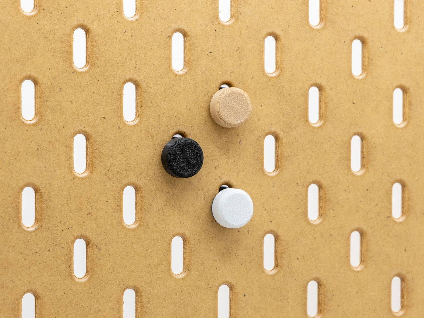 IKEA SKADIS Screw Covers (x4) - Multiple Color Match Options (White, Black and Wood)