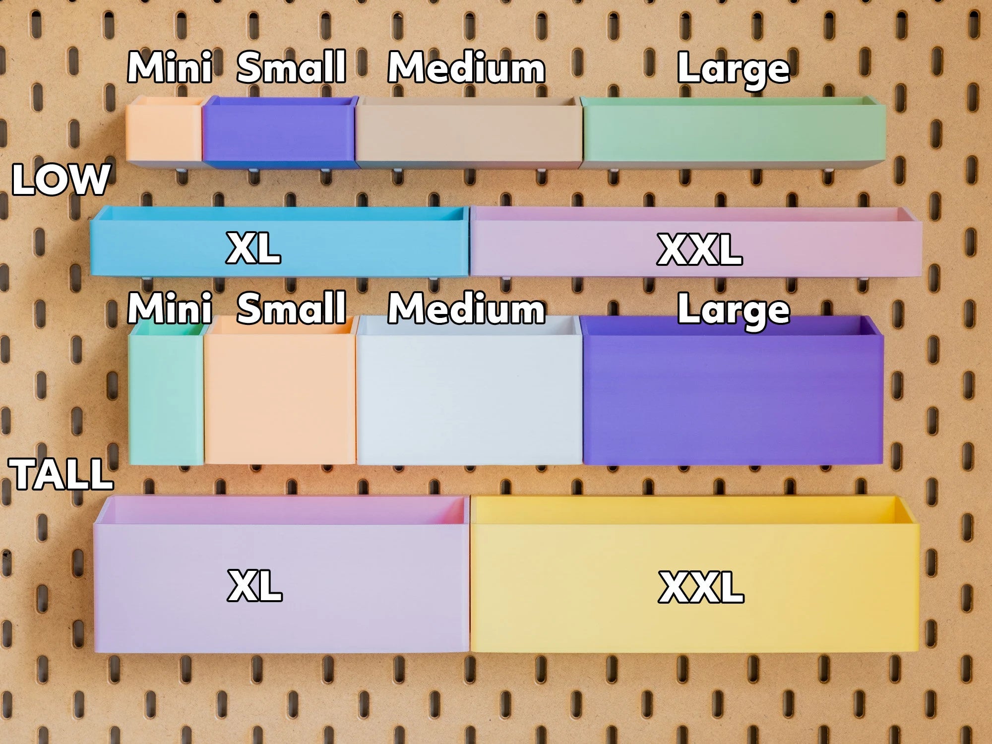 (Tall) Storage Bins for IKEA SKADIS