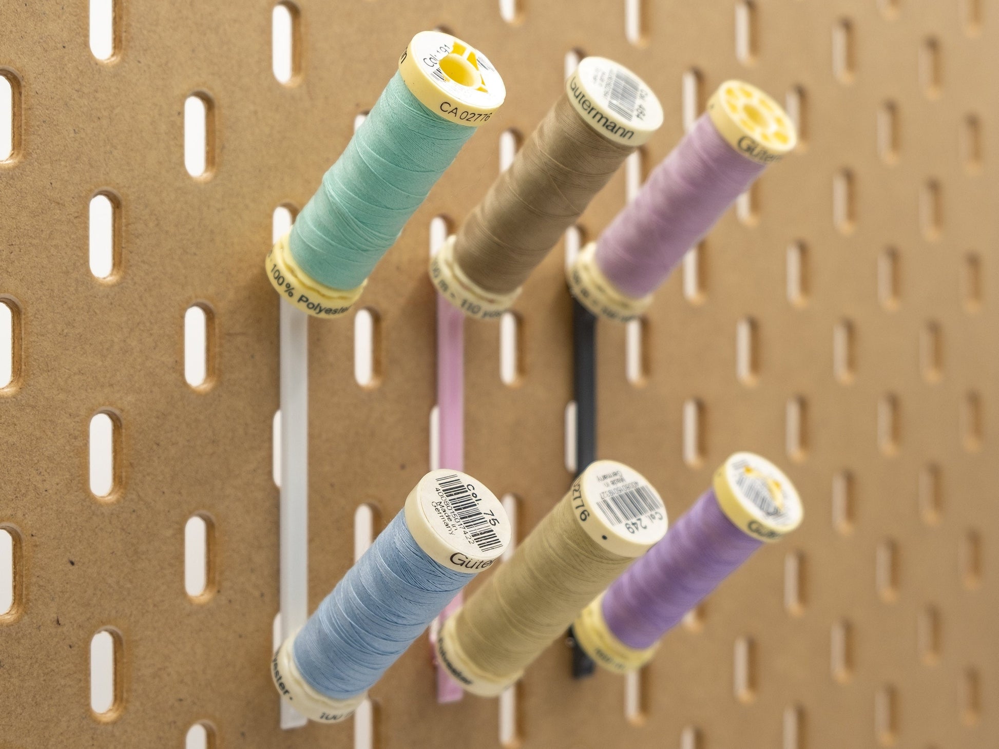 x2 Thread Holder for IKEA Skadis Accessory, holds reels, spools –  Printing Smarter