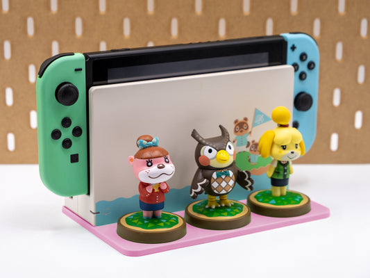 Nintendo Switch Dock + Amiibo Base (Holds up to 3 Amiibo figures)