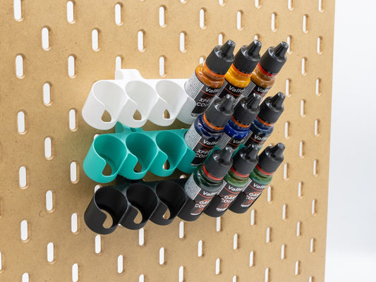 17ml and 18ml Paint Holder for IKEA SKADIS | Army Painter, Vallejo, Green Stuff World | Organization for Acrylic Paints