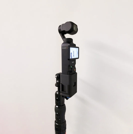 GoPro Mount for DJI OSMO Pocket 3 with Dual Cold Shoe